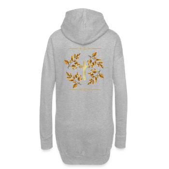 Gold Edition No. 1 | Spread the Gospel! - Hoodie-Kleid - Grau meliert - Hinten