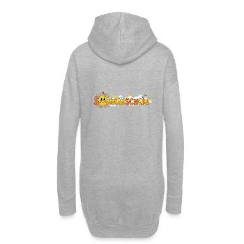 Soleil - Sweat-shirt à capuche long Femme - gris chiné - Dos