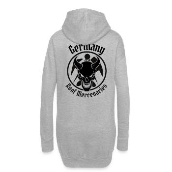 Germany Roof Mercenaries - Hoodie-Kleid - Grau meliert - Hinten