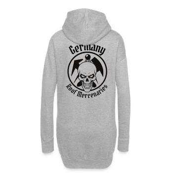 Couvreur d’élite - Allemagne de mercenaires de toit Crâne - Sweat-shirt à capuche long Femme - gris chiné - Dos