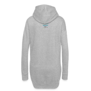 LIEBEVOLL wertvoll - Hoodie-Kleid - Grau meliert - Hinten