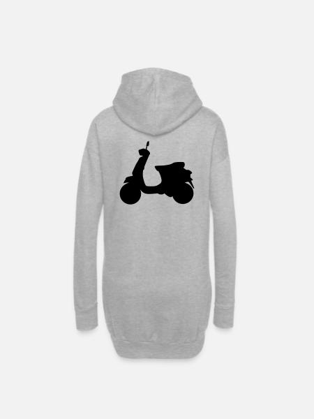 Roller - Hoodie-Kleid - Grau meliert