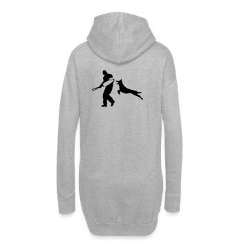 VPG - Hoodie-Kleid - Grau meliert - Hinten