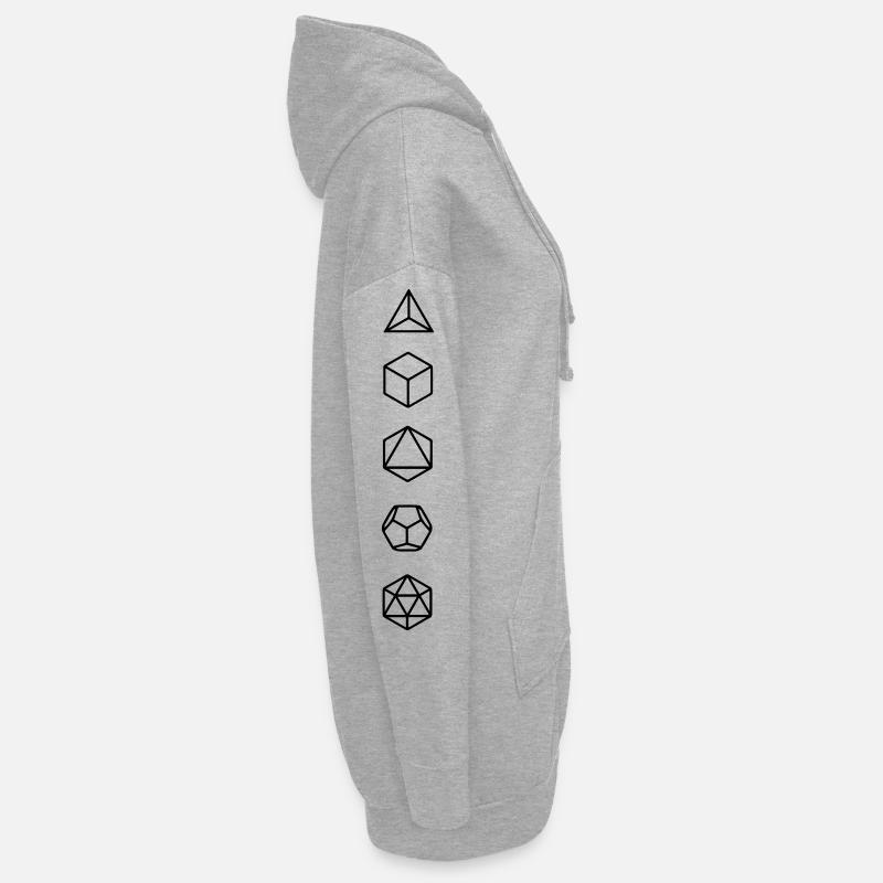 Platonische Körper Bausteine des Lebens Elemente Hoodie-Kleid