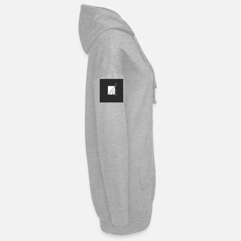 Silhouette du chat Paw Path Sweat-shirt à capuche long Femme