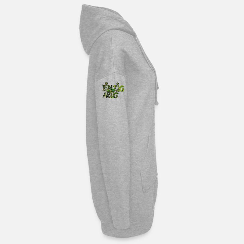 Einzigartig - Hoodie-Kleid - Grau meliert