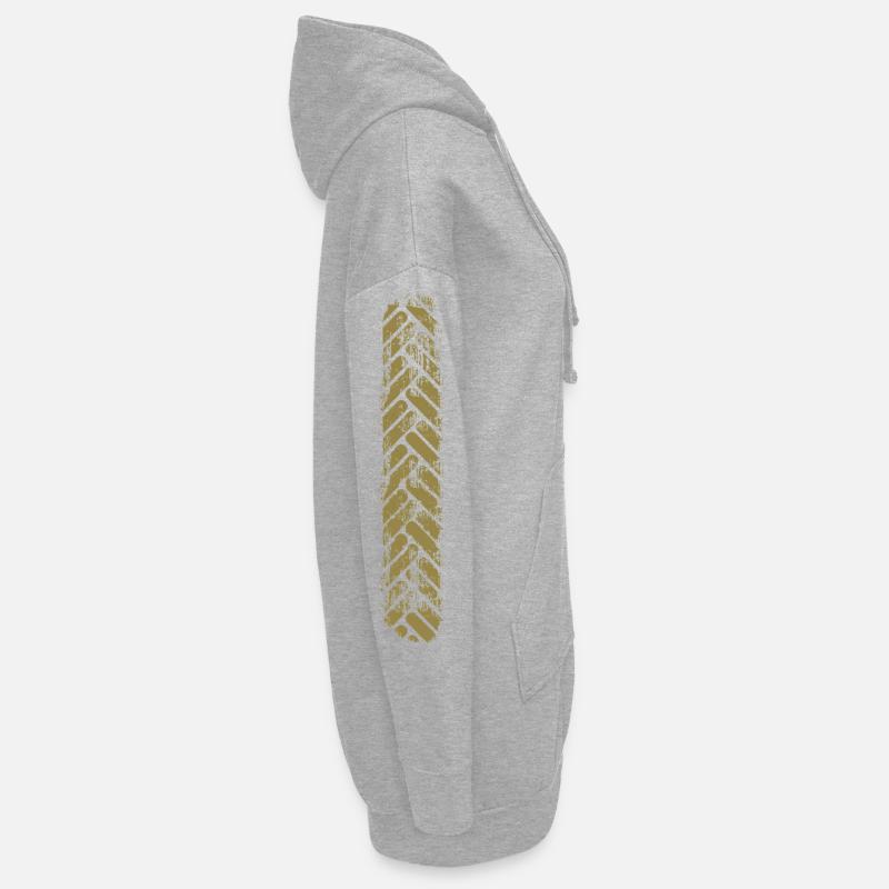 Goldenes Chevron-Vertikalchevron-Muster Hoodie-Kleid