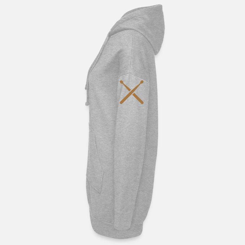 Cross drumsticks with drum pattern Hoodie Dress