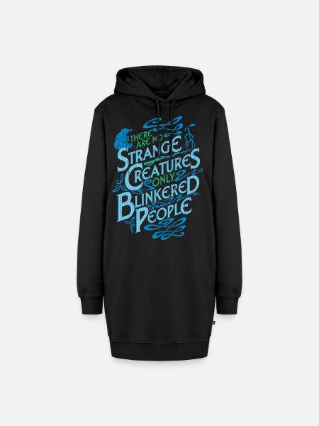 Phantastische Tierwesen Strange Creatures - Hoodie-Kleid - Schwarz