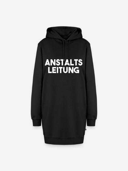 Anstaltsleitung lustiger Spruch Geschenk - Hoodie-Kleid - Schwarz