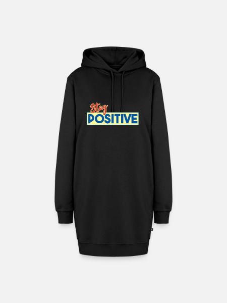 Motivation - Hoodie-Kleid - Schwarz