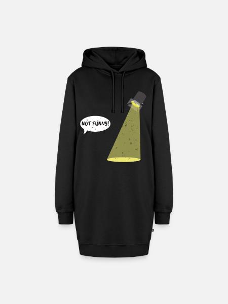 Lichttechniker Inspizient Bühnentechniker - Hoodie-Kleid - Schwarz