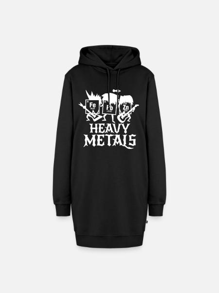 Chemie Heavy Metals - Hoodie-Kleid - Schwarz