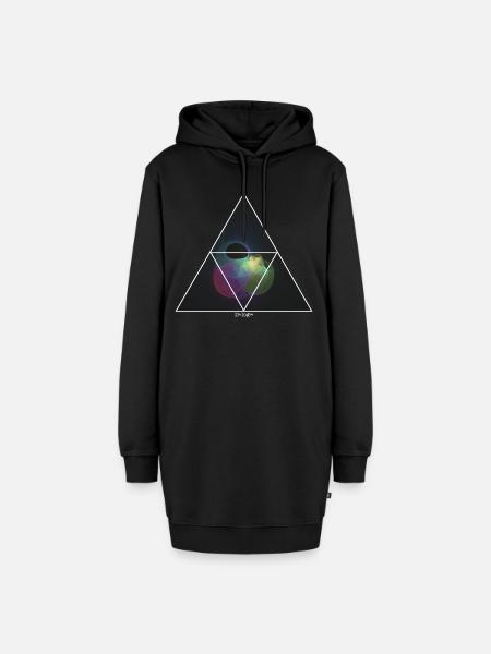 Rave Hipster CoCeCloud Club T-Shirt - Hoodie-Kleid - Schwarz