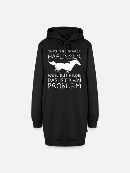 Haflinger Pferd Pferdefreunde Pferdemädchen - Hoodie-Kleid - Schwarz