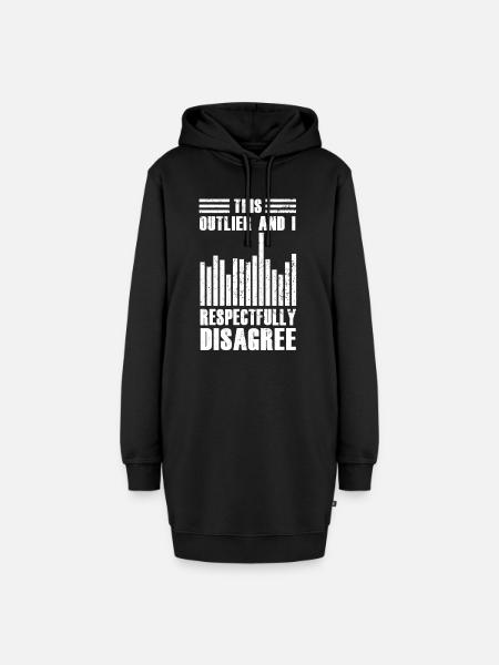 Data Science Analyst Data Scientist - Hoodie-Kleid - Schwarz