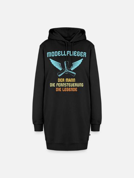 Modellflug Modellflieger Modellfliegen - Hoodie-Kleid - Schwarz