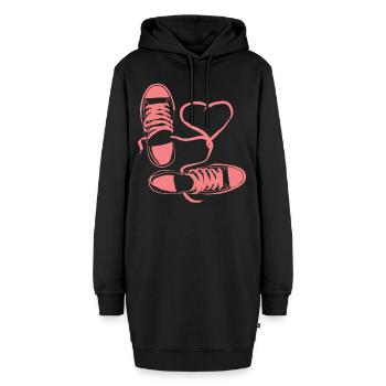 Schuh Schuhe Sportschuh Halbschuhe Sneaker - Hoodie-Kleid - Schwarz - Vorne - AI Model Female 172 light (172cm)
