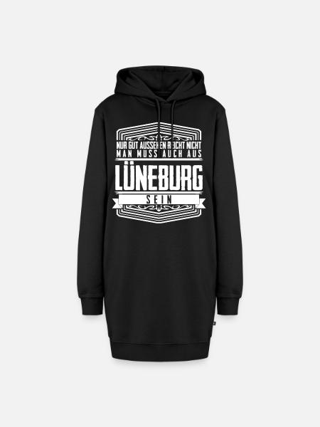 Lüneburger Heide Lüneburg - Hoodie-Kleid - Schwarz