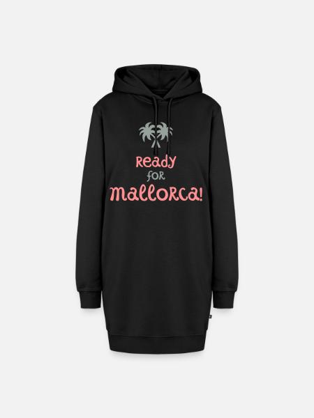 mallorca - Hoodie-Kleid - Schwarz