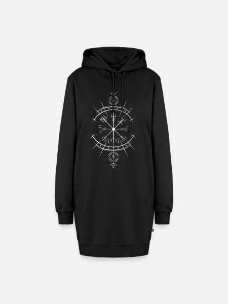 Vegvisir Wikinger-Kompass Neopaganismus - Hoodie-Kleid - Schwarz