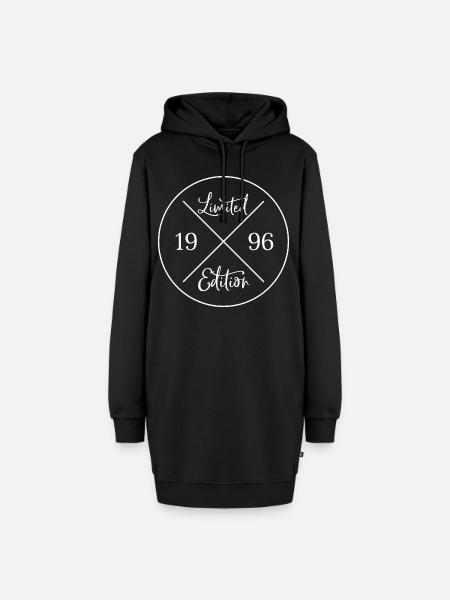 Limited edition 1996 - Geschenk 30. Geburtstag - Hoodie-Kleid - Schwarz
