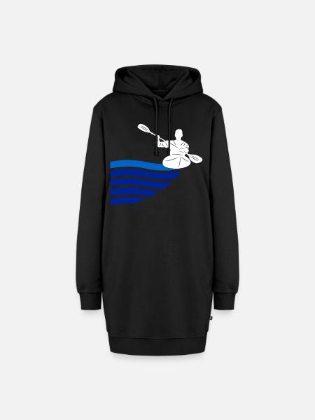 Kanu - Hoodie-Kleid - Schwarz