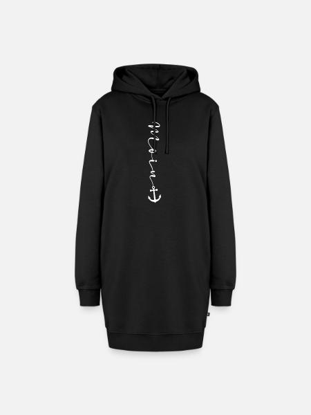 Moin - Hoodie-Kleid - Schwarz
