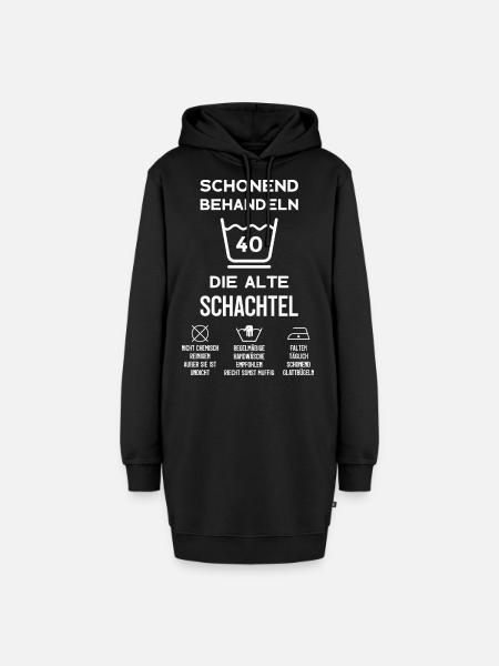 40. GEBURTSTAG DAMEN JAHRGANG 1983 40 JAHRE FRAU - Hoodie-Kleid - Schwarz