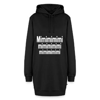 Mimimi Spruch Lustig Jammern Heulsuse - Hoodie-Kleid - Schwarz - Vorne - AI Model Female 172 light (172cm)