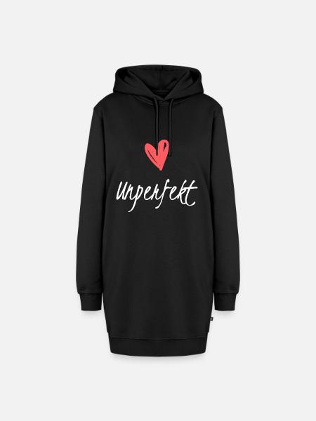 Unperfektes T-Shirt Lustiges Shirt für Männer, Fra - Hoodie-Kleid - Schwarz