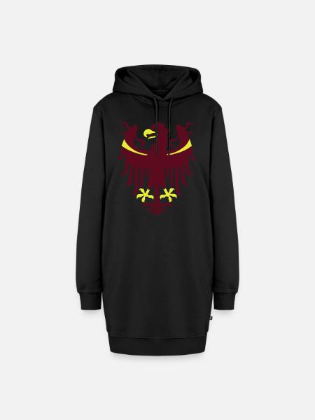 Wappen des Landes Südtirol - Hoodie-Kleid - Schwarz