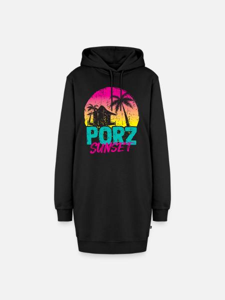 Porz Finkenberg - Hoodie-Kleid - Schwarz