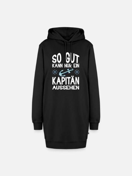 KAPITÄN - Hoodie-Kleid - Schwarz
