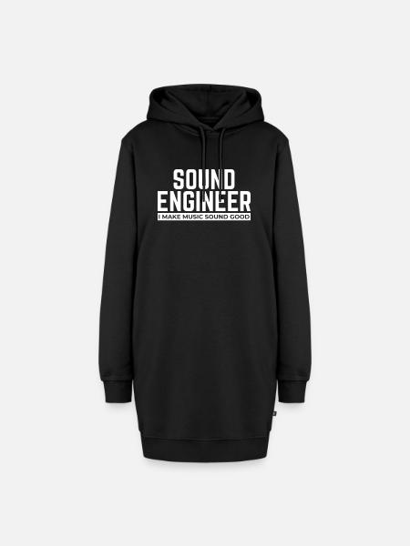 Tontechnik Tontechniker Toningenieur - Hoodie-Kleid - Schwarz