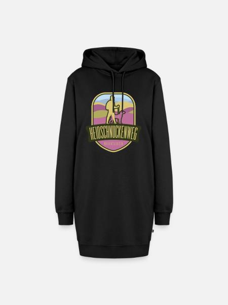 Heidschnuckenweg - Niedersachsen - Hoodie-Kleid - Schwarz