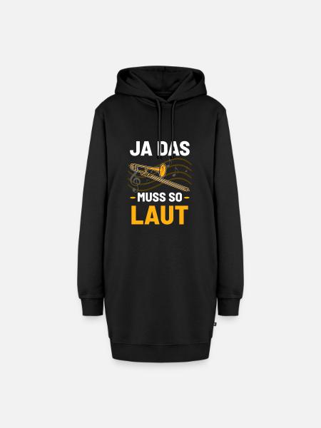 Posaune Posaunist Marching Band - Hoodie-Kleid - Schwarz