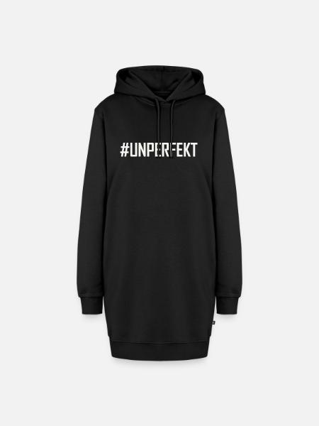 #unperfekt - Hoodie-Kleid - Schwarz