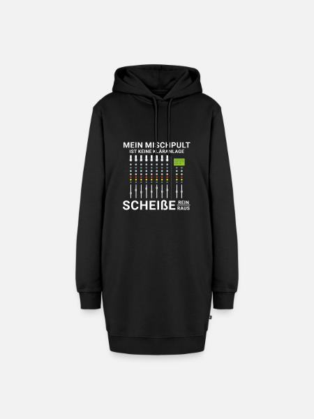 Tontechnik Veranstaltungstechniker Veranstaltung - Hoodie-Kleid - Schwarz