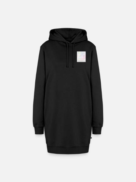 Sofortbild luminous - Hoodie-Kleid - Schwarz