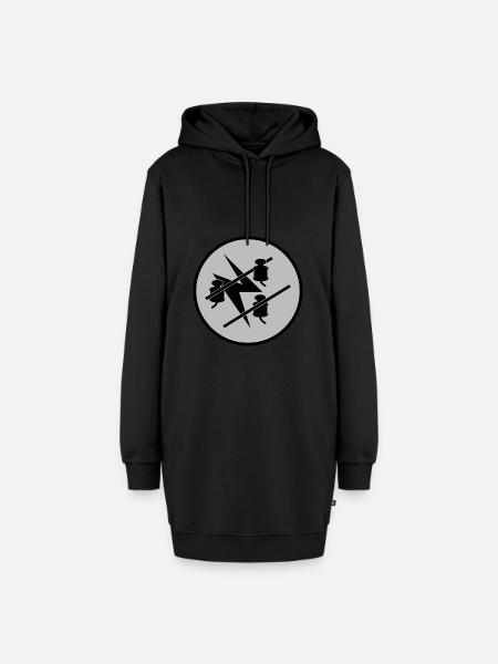 Elektriker/Elektroniker Zunft - Hoodie-Kleid - Schwarz