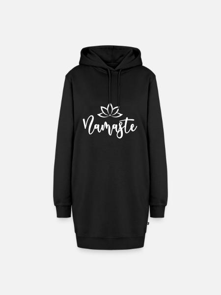 Namaste - Hoodie-Kleid - Schwarz