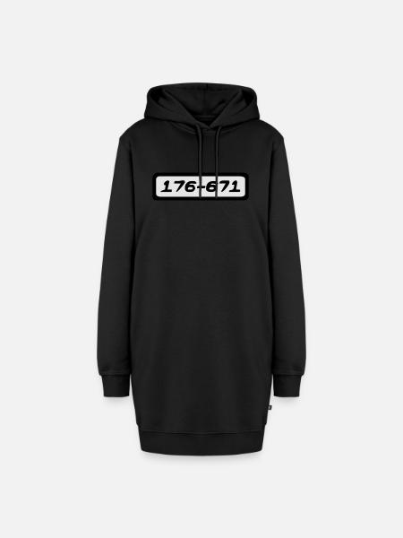 Panzerknacker - Hoodie-Kleid - Schwarz