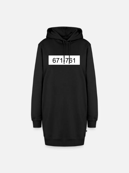 Panzerknacker karneval - Hoodie-Kleid - Schwarz