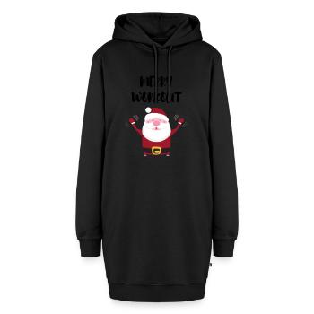 MERRY WORKOUT - Hoodie-Kleid - Schwarz - Vorne - AI Model Female 172 light (172cm)