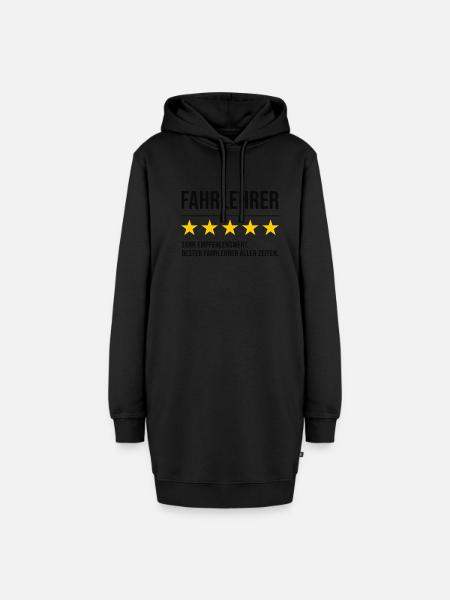 Fahrlehrer Fahrschullehrer Geschenk Bewertungen - Hoodie-Kleid - Schwarz