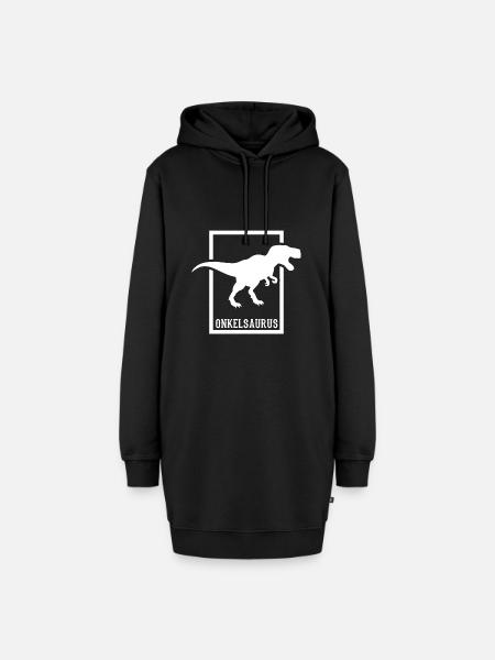 Onkel - Hoodie-Kleid - Schwarz