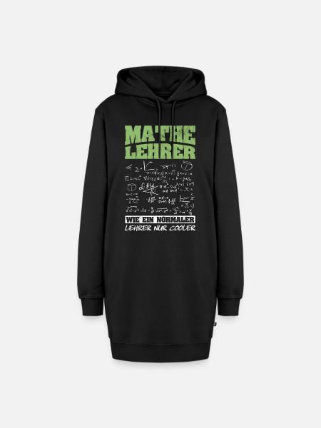 Mathematiker Mathematik Lehrer - Hoodie-Kleid - Schwarz