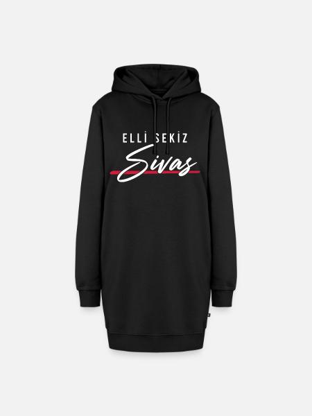 Sivas 58 - Hoodie-Kleid - Schwarz
