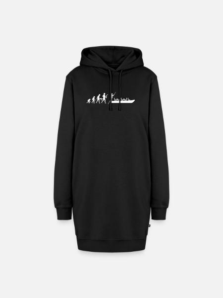 Spreewald Heimat Natur Kahnfahrt Tradition Paddeln - Hoodie-Kleid - Schwarz